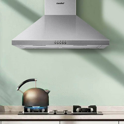 Comfee Rangehood 600Mm Home Kitchen Wall Mount With 2 Pcs Filter Replacement