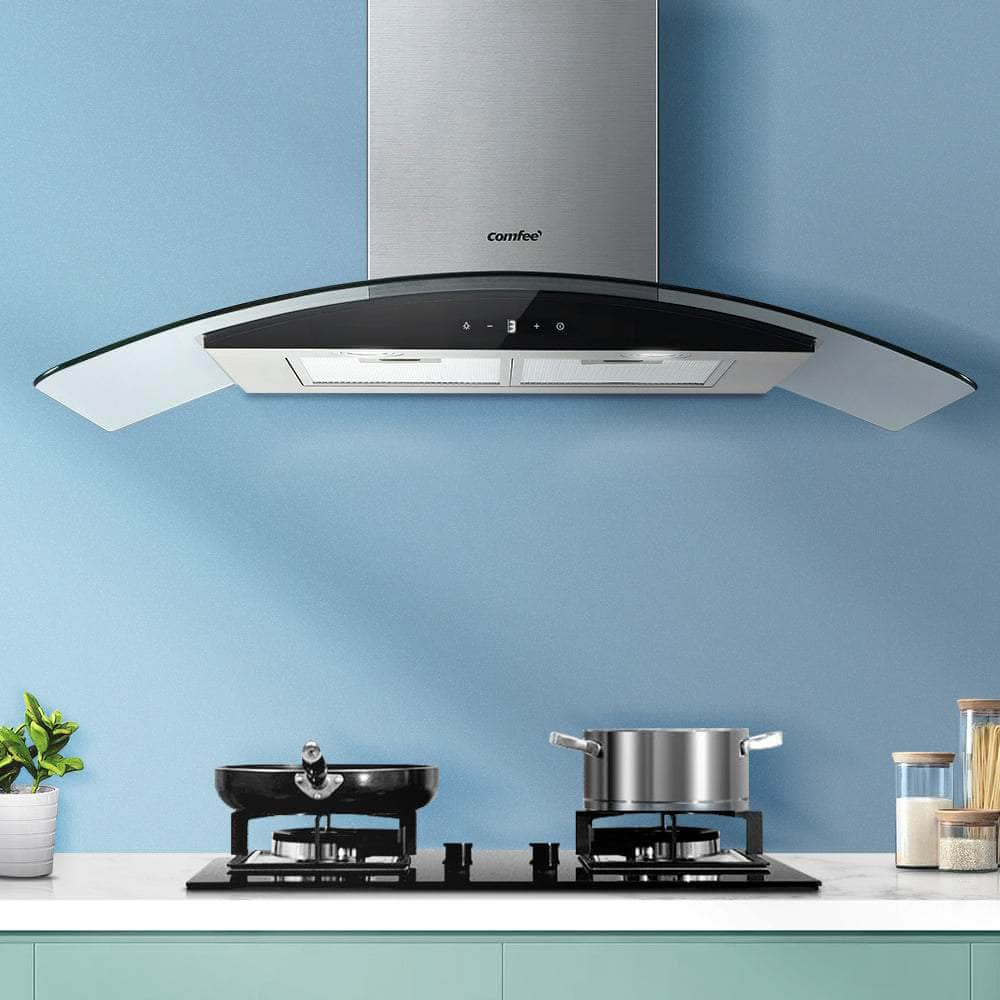 Comfee Rangehood 900Mm Stainless Steel Canopy With 2 Pcs Filter Replacement Combo