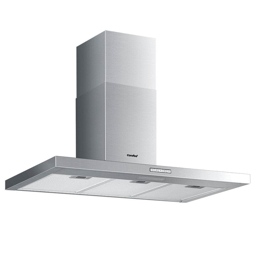 Comfee Rangehood 90cm Range Hood Stainless Steel Kitchen Canopy LED Light