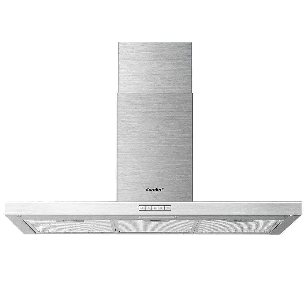 Comfee Rangehood 90cm Range Hood Stainless Steel Kitchen Canopy LED Light