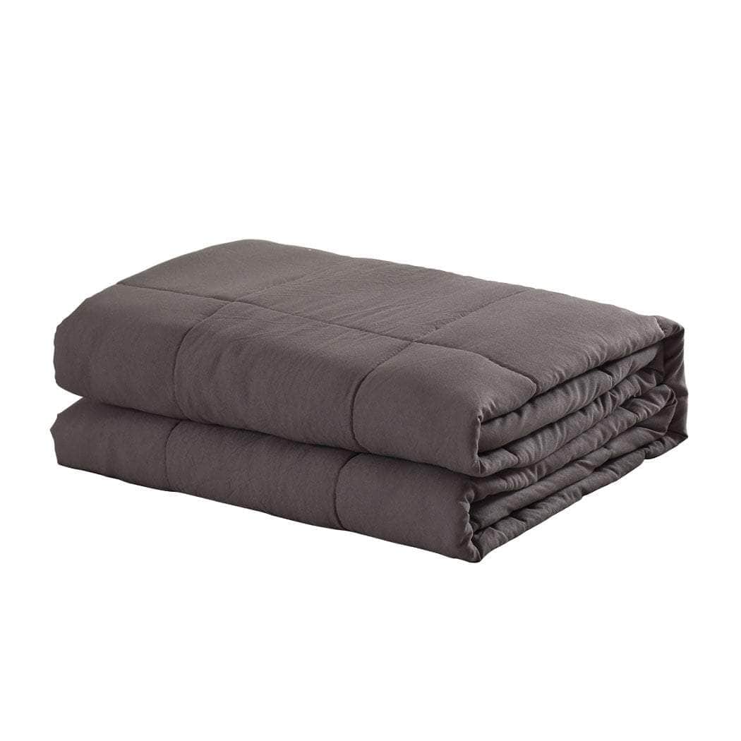 comfortable 5KG Weighted Blanket  Double Grey