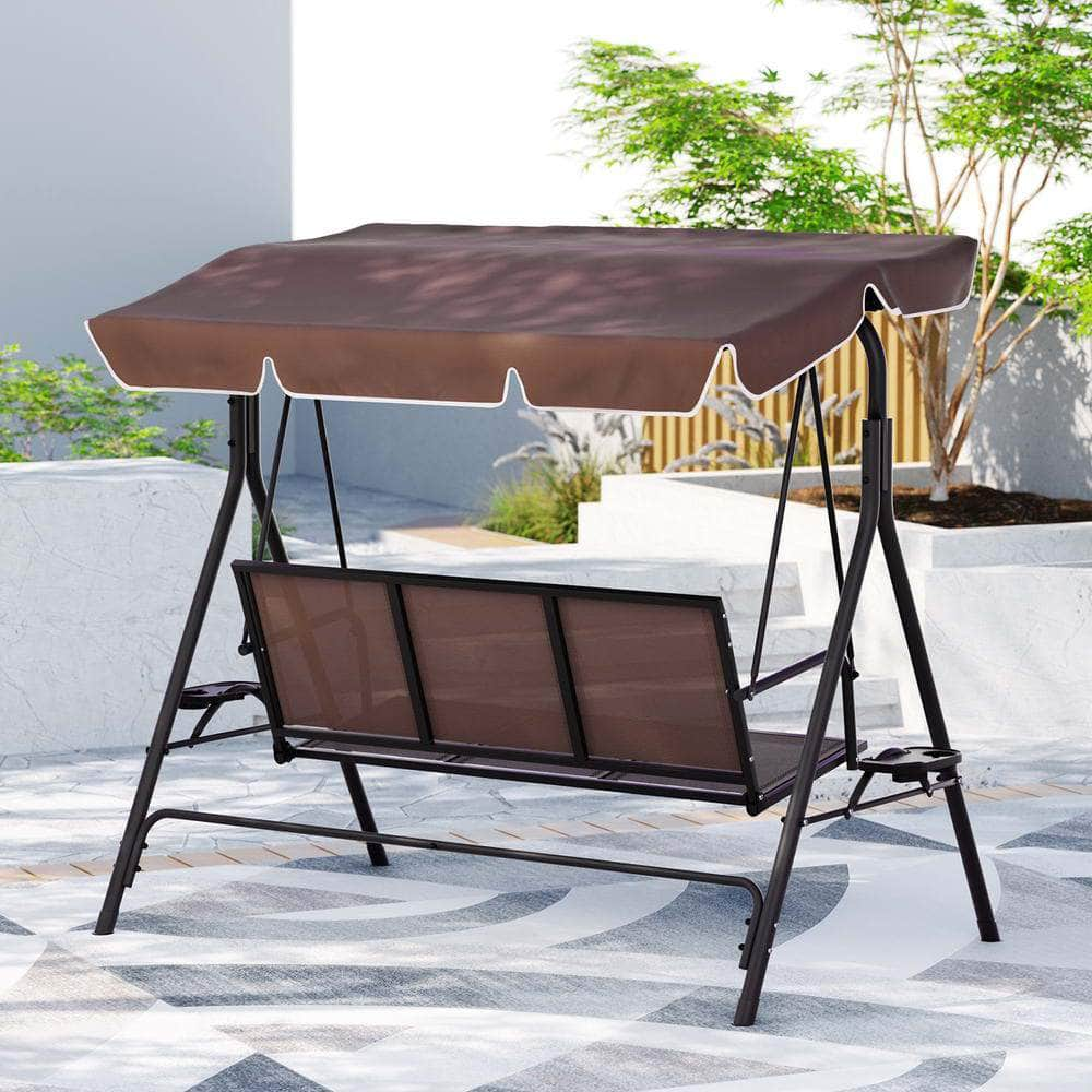 Comfortable Brown Outdoor Swing Chair