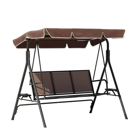 Comfortable Brown Outdoor Swing Chair