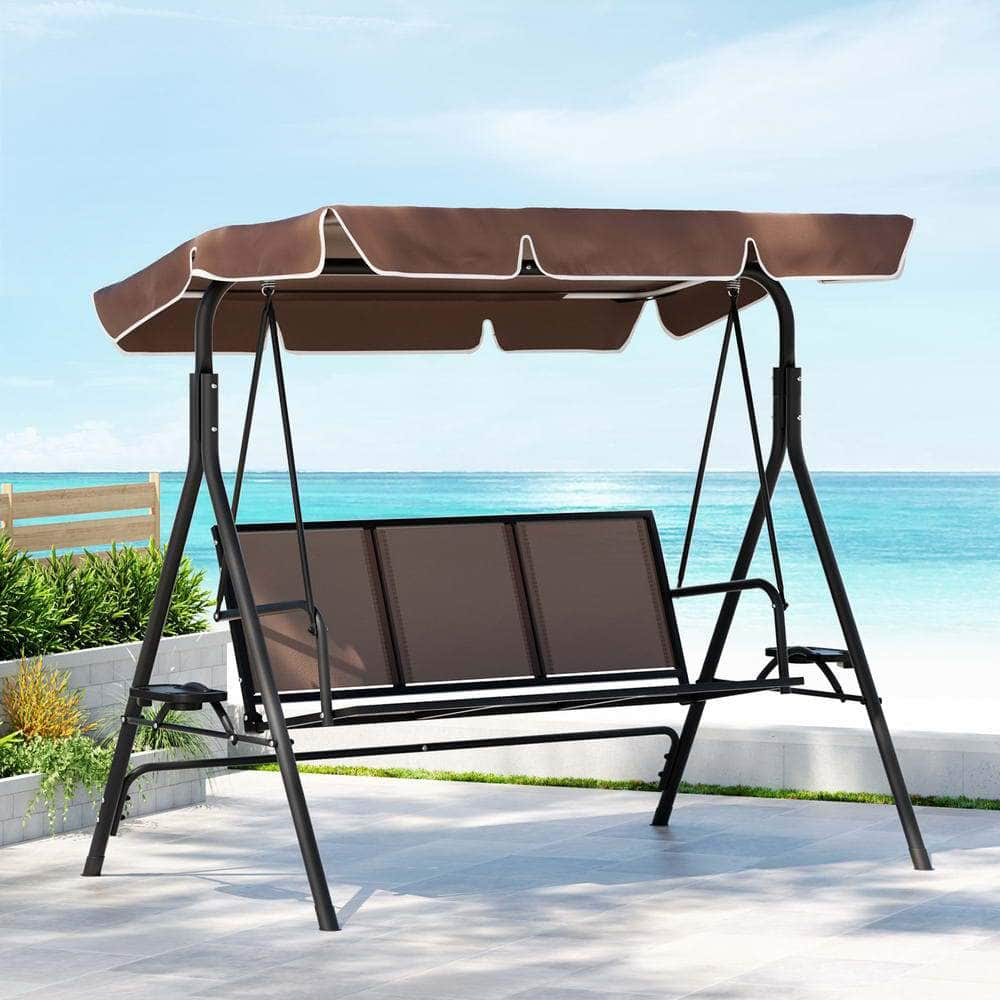 Comfortable Brown Outdoor Swing Chair