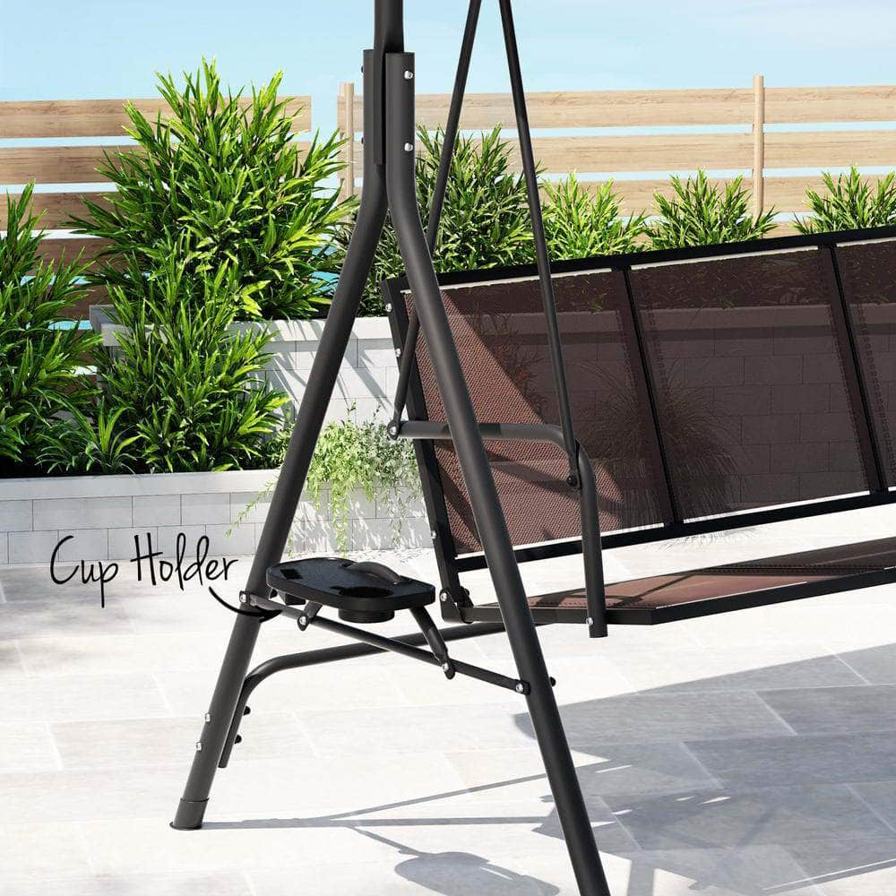 Comfortable Brown Outdoor Swing Chair