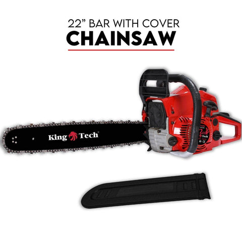 Commercial 22" Petrol Chainsaw - Heavy-Duty