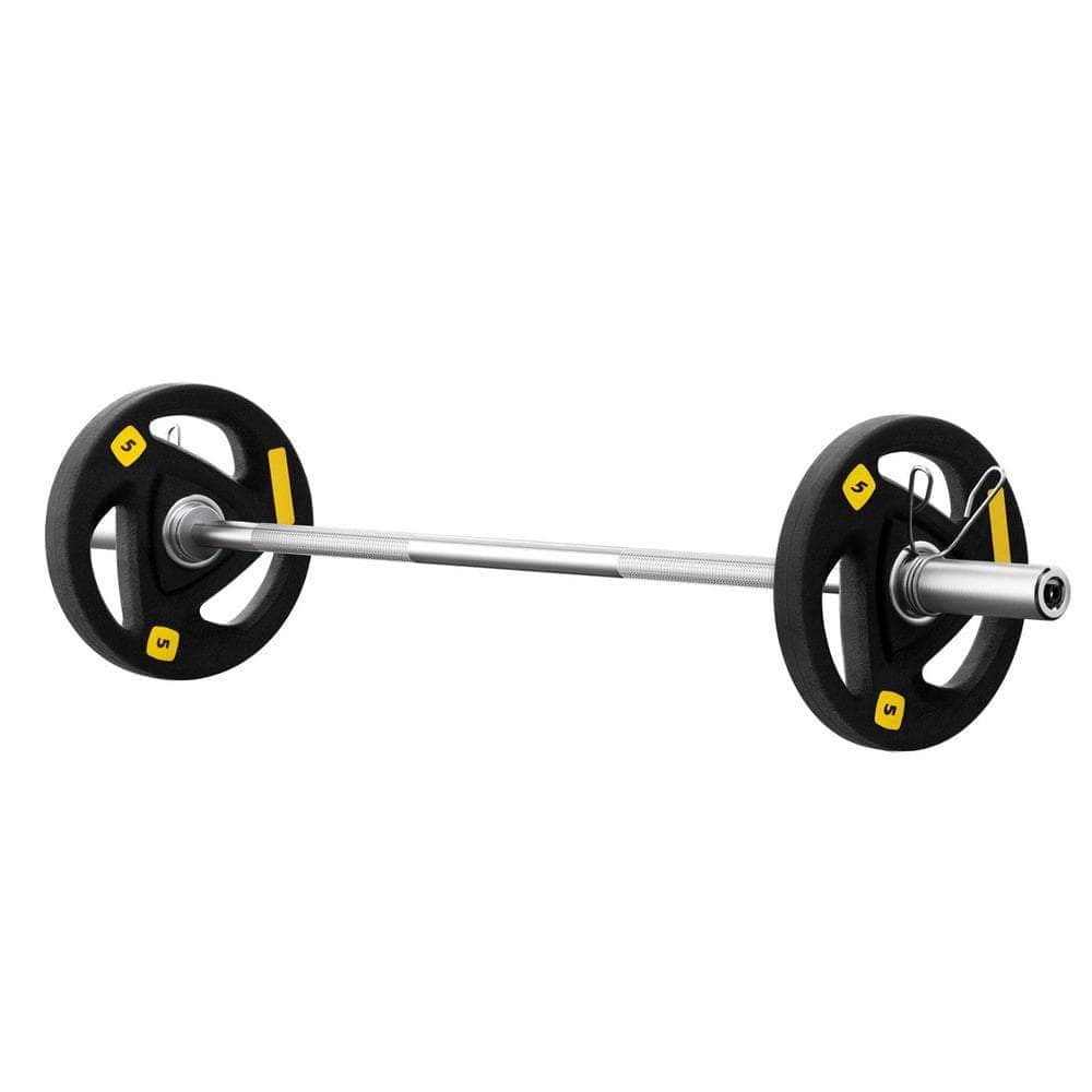 Compact 16kg Dumbbell Barbell Set for Home Gym