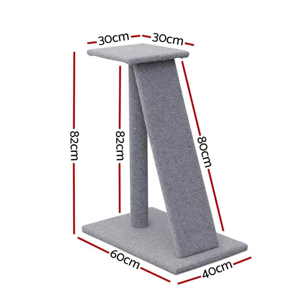 Compact 82cm Cat Tree with Scratching Post