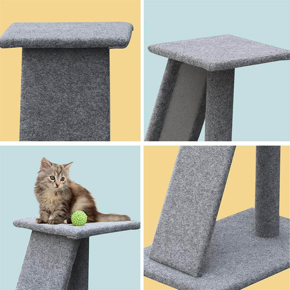 Compact 82cm Cat Tree with Scratching Post