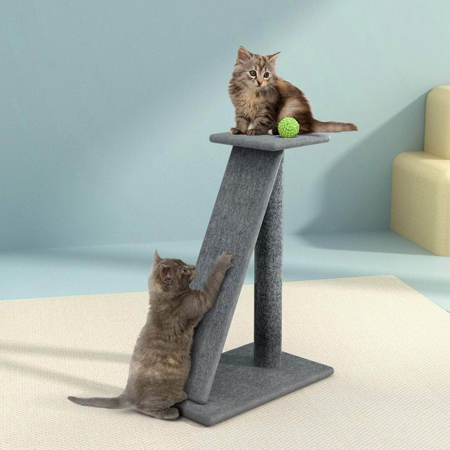 Compact 82cm Cat Tree with Scratching Post