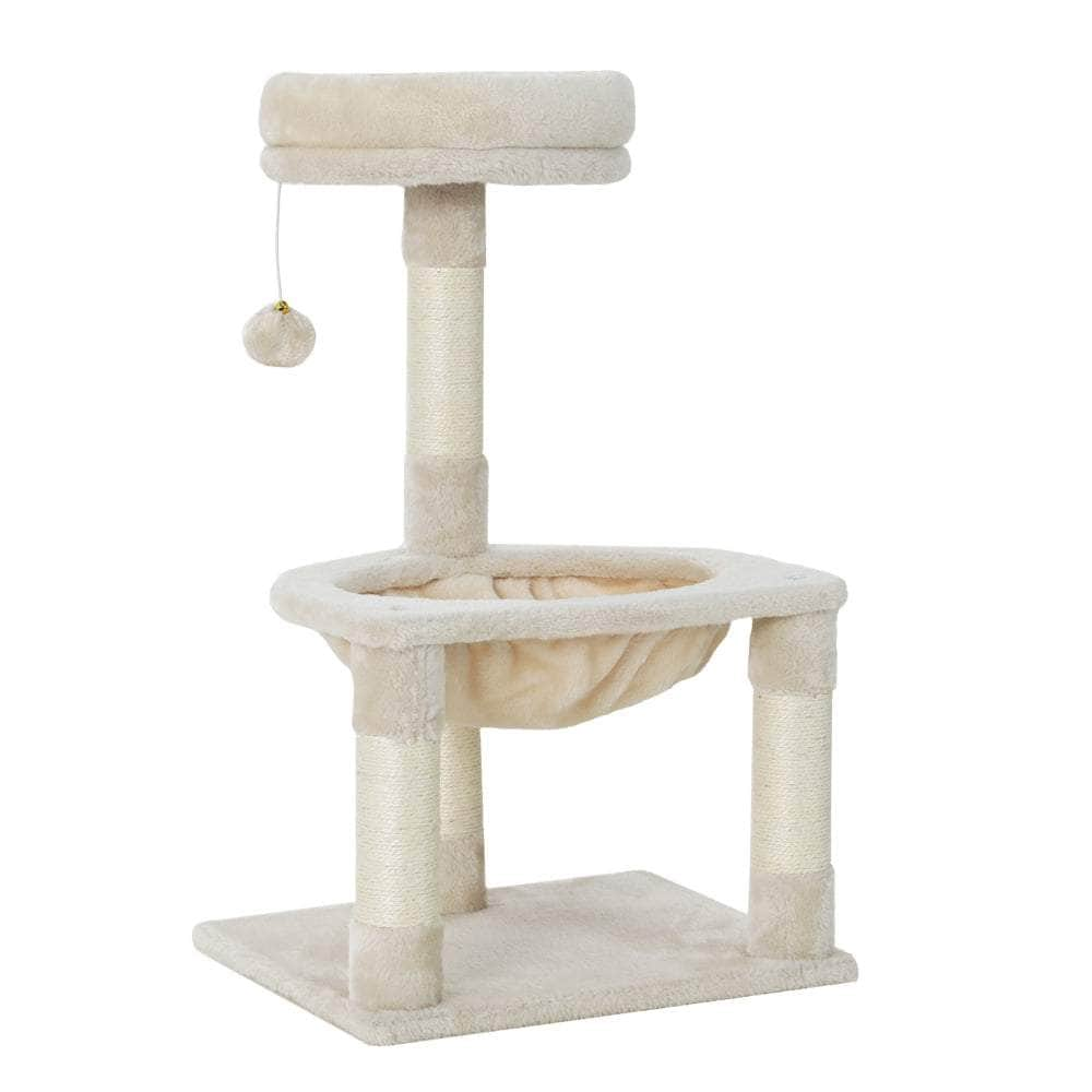 Compact Cat Tree Tower with Scratching Posts - 69cm