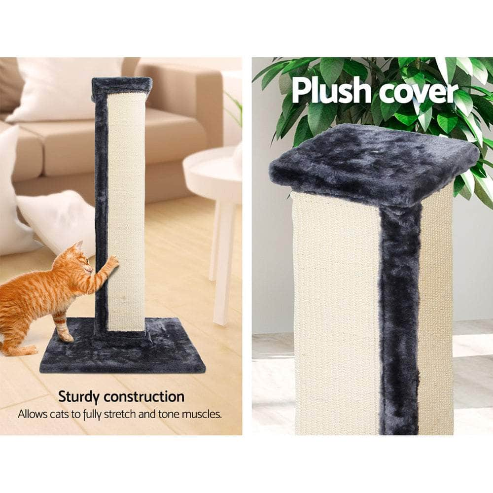 Compact Cat Tree Tower with Scratching Posts - 92cm