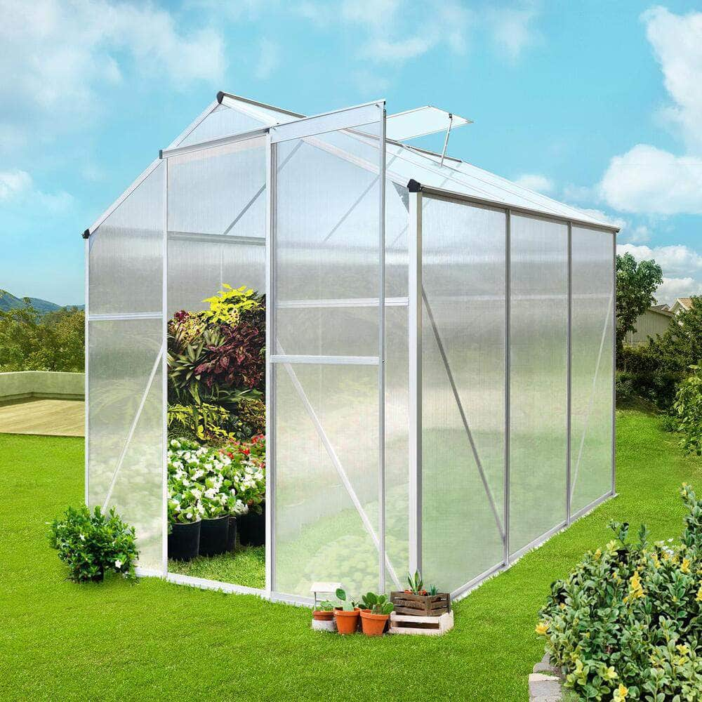 Compact Greenhouse Splendor: Polycarbonate Gem (1.9x1.9M)