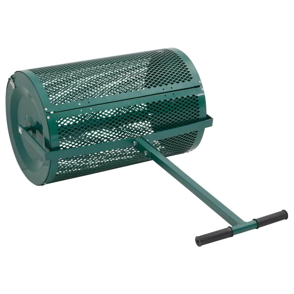 Compost Spreader Green Steel