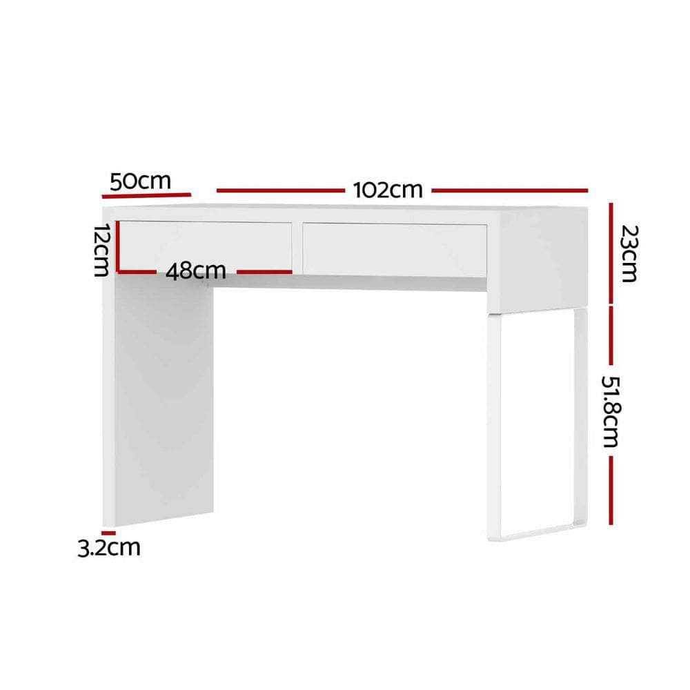 Computer Desk Drawer White