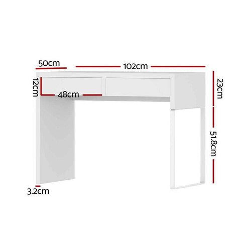 Computer Desk Drawer White