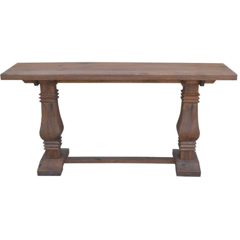 Console Hall Entrance Table 160Cm Pedestal Timber French Provincial