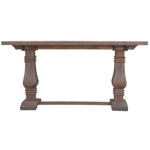 Console Hall Entrance Table 160Cm Pedestal Timber French Provincial