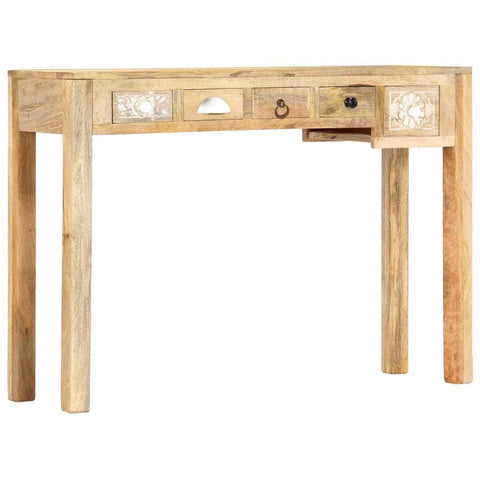 Console Table 5 Drawers Solid Mango Wood