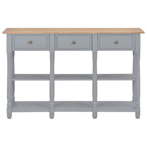 Console Table Grey MDF