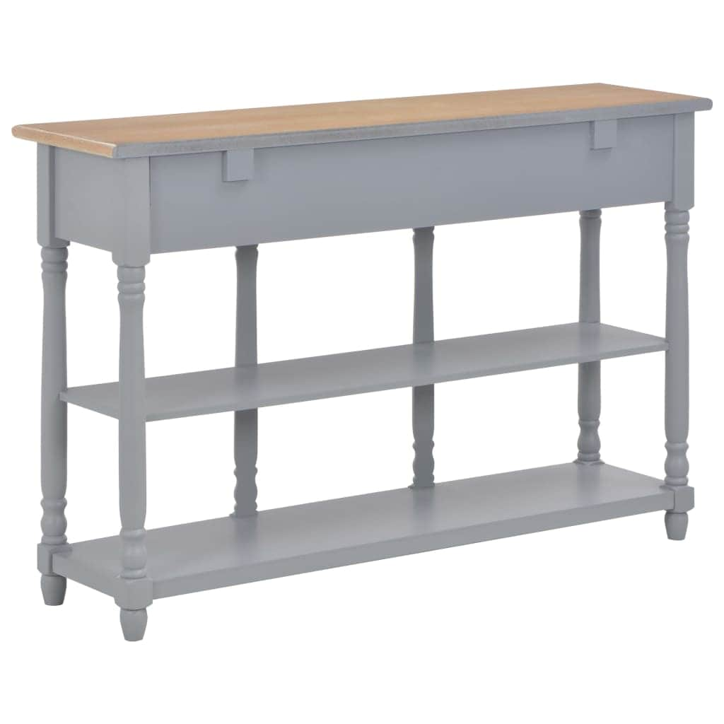 Console Table Grey MDF