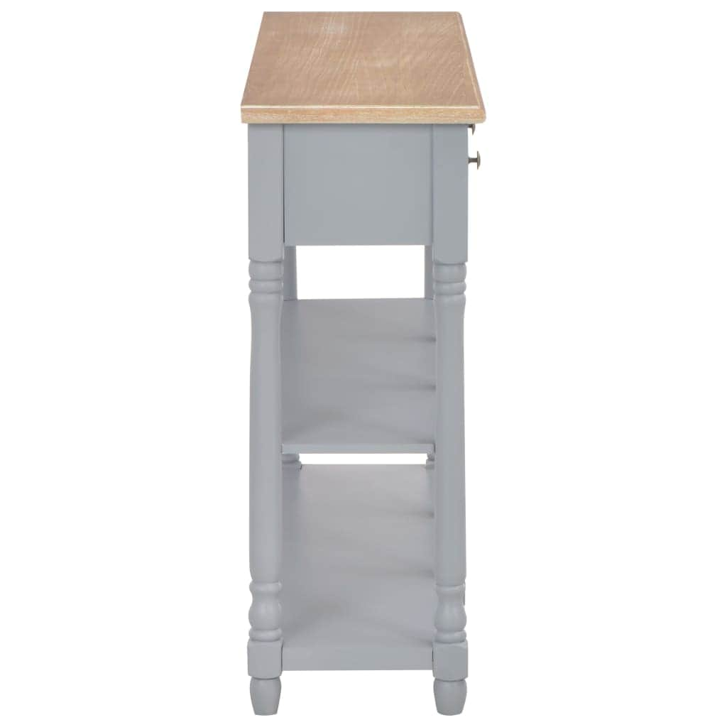 Console Table Grey MDF