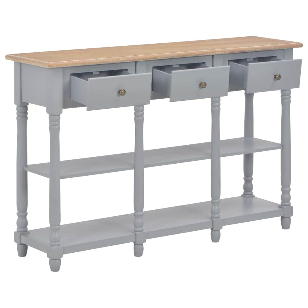 Console Table Grey MDF