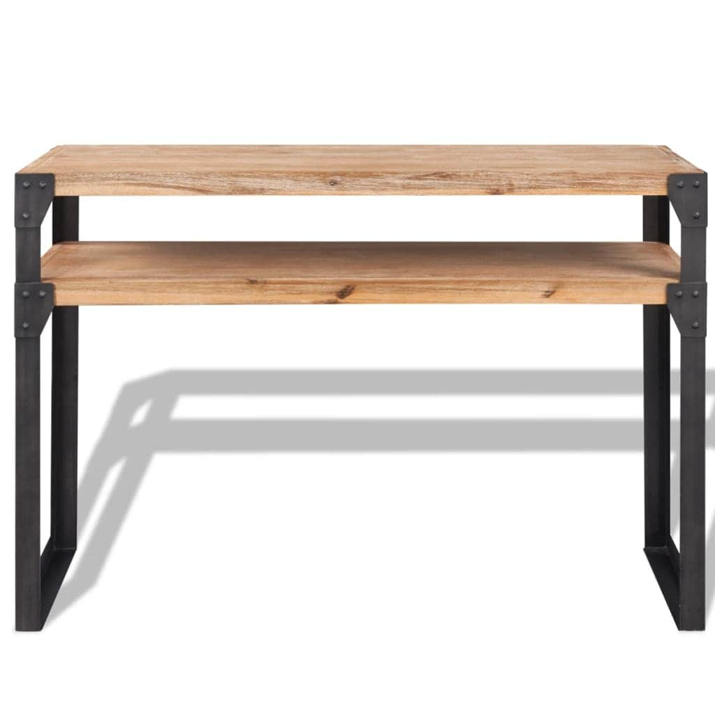 Console Table Solid Acacia Wood