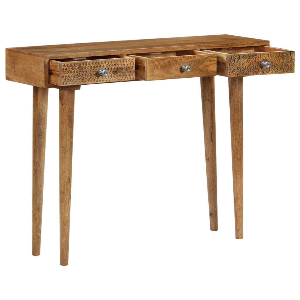 Console Table, Solid Mango Wood