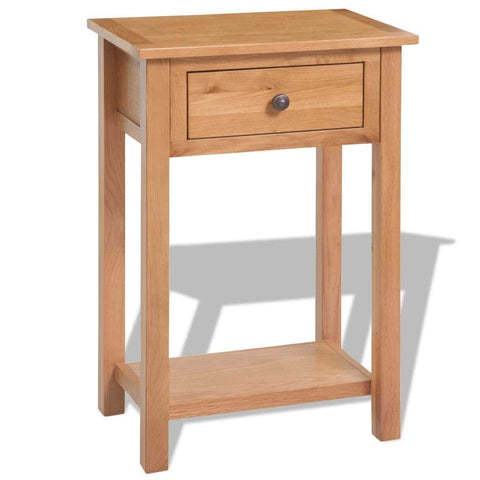 Console Table  Solid Oak Wood