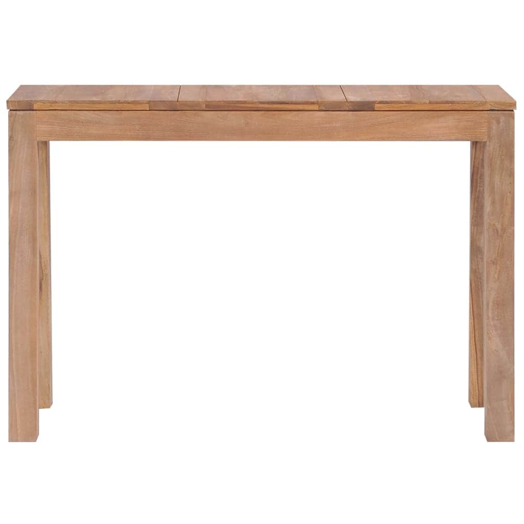 Console Table Solid Teak Wood with Natural Finish