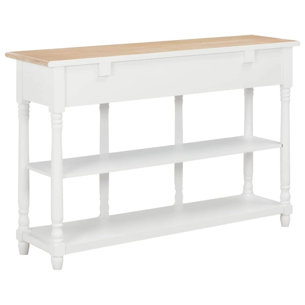 Console Table White MDF