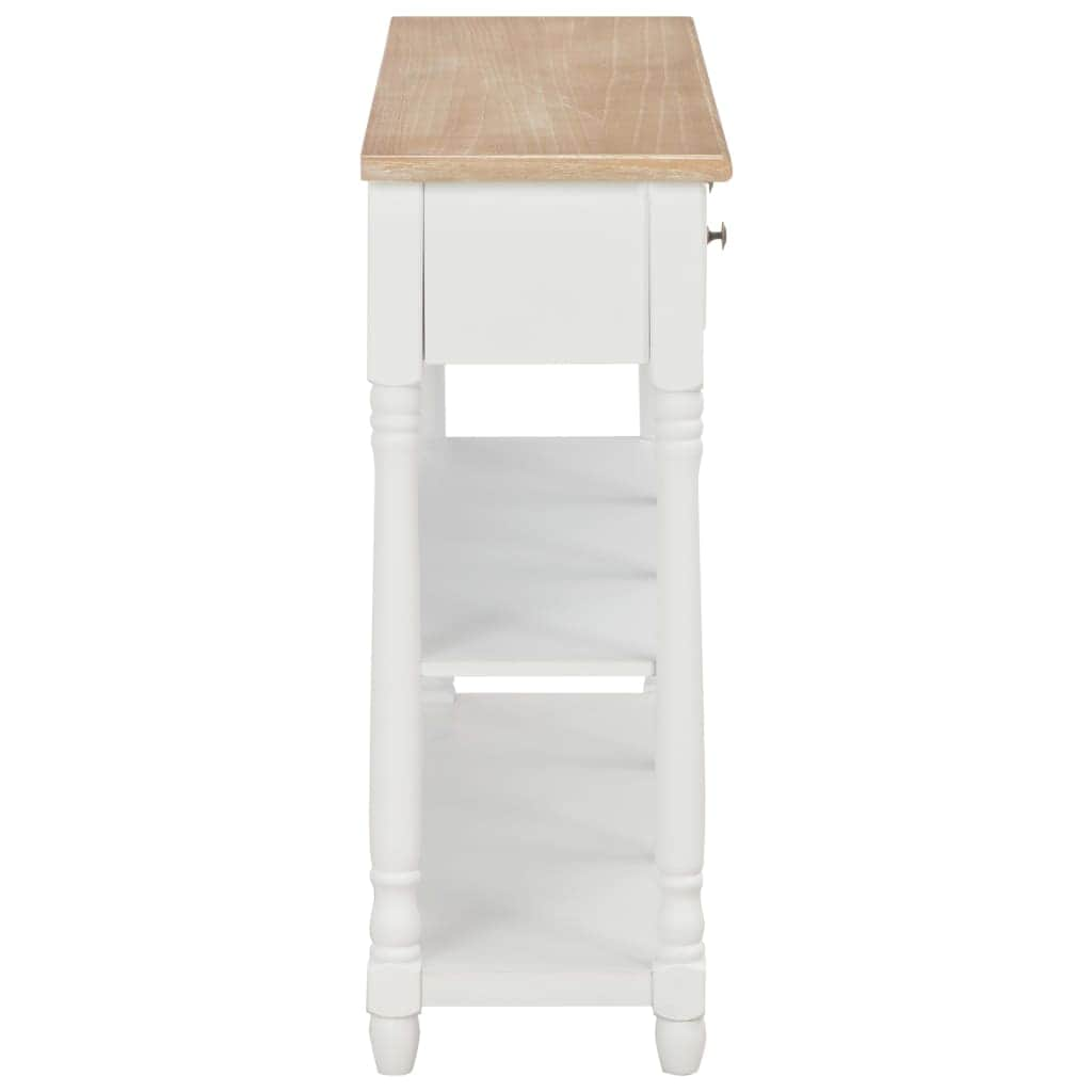 Console Table White MDF