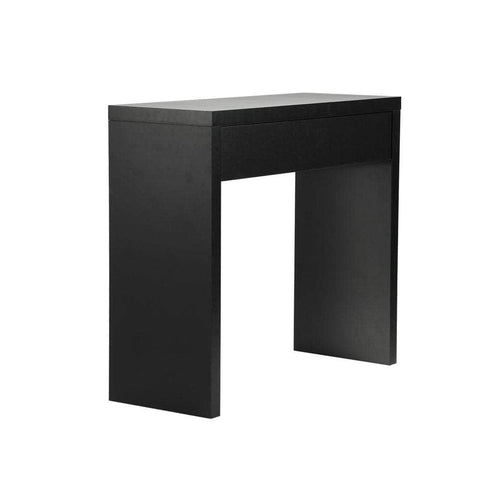 Console Table with Drawer Black/White