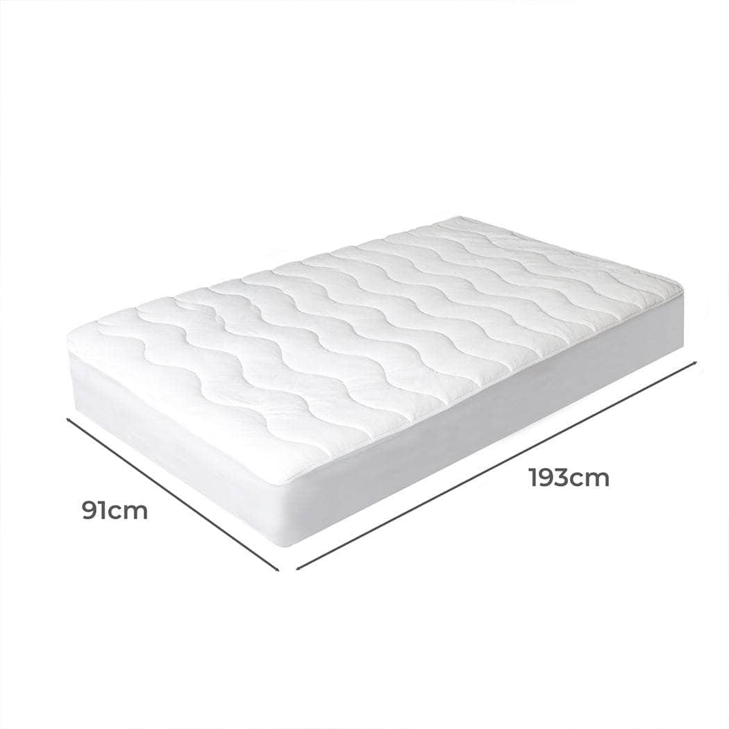 Cool Mattress Topper Protector Summer Bed Pillowtop Pad S/D/Ks Cover