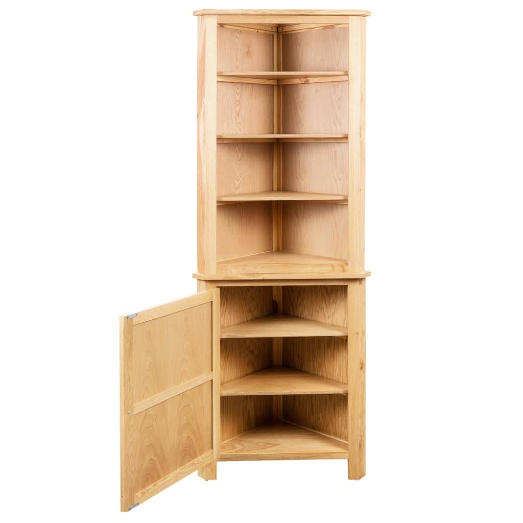 Corner Cabinet Solid Oak Wood