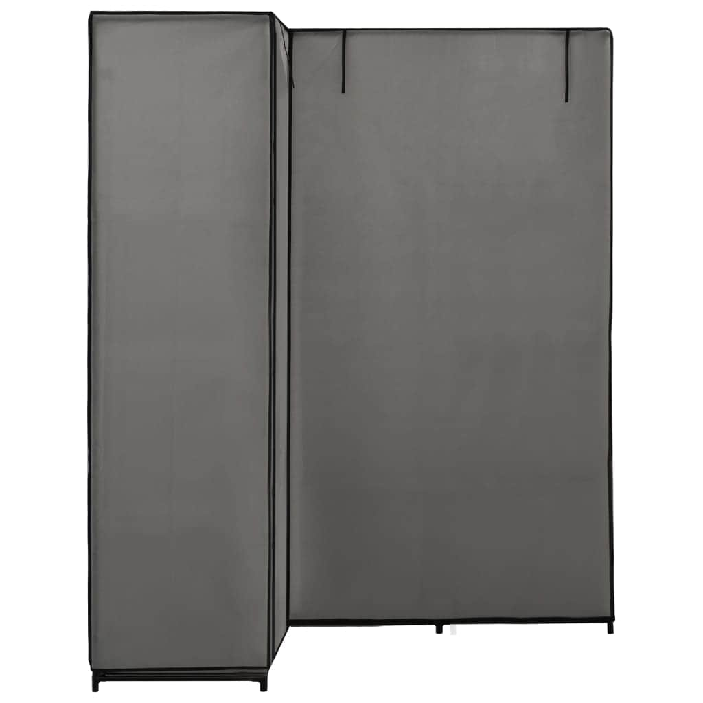 Corner Wardrobe Grey