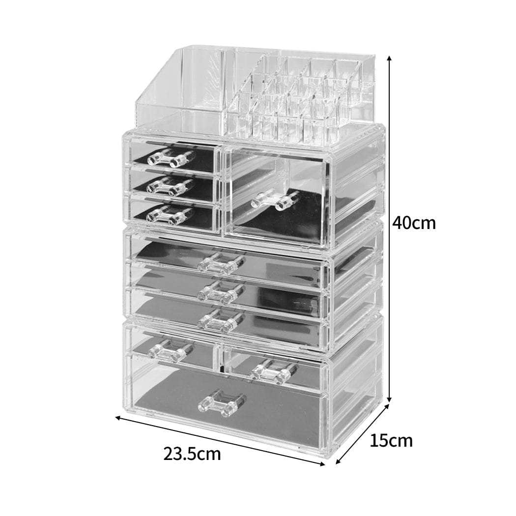 Cosmetic Drawer Makeup Organizer Storage Jewellery Box Acrylic