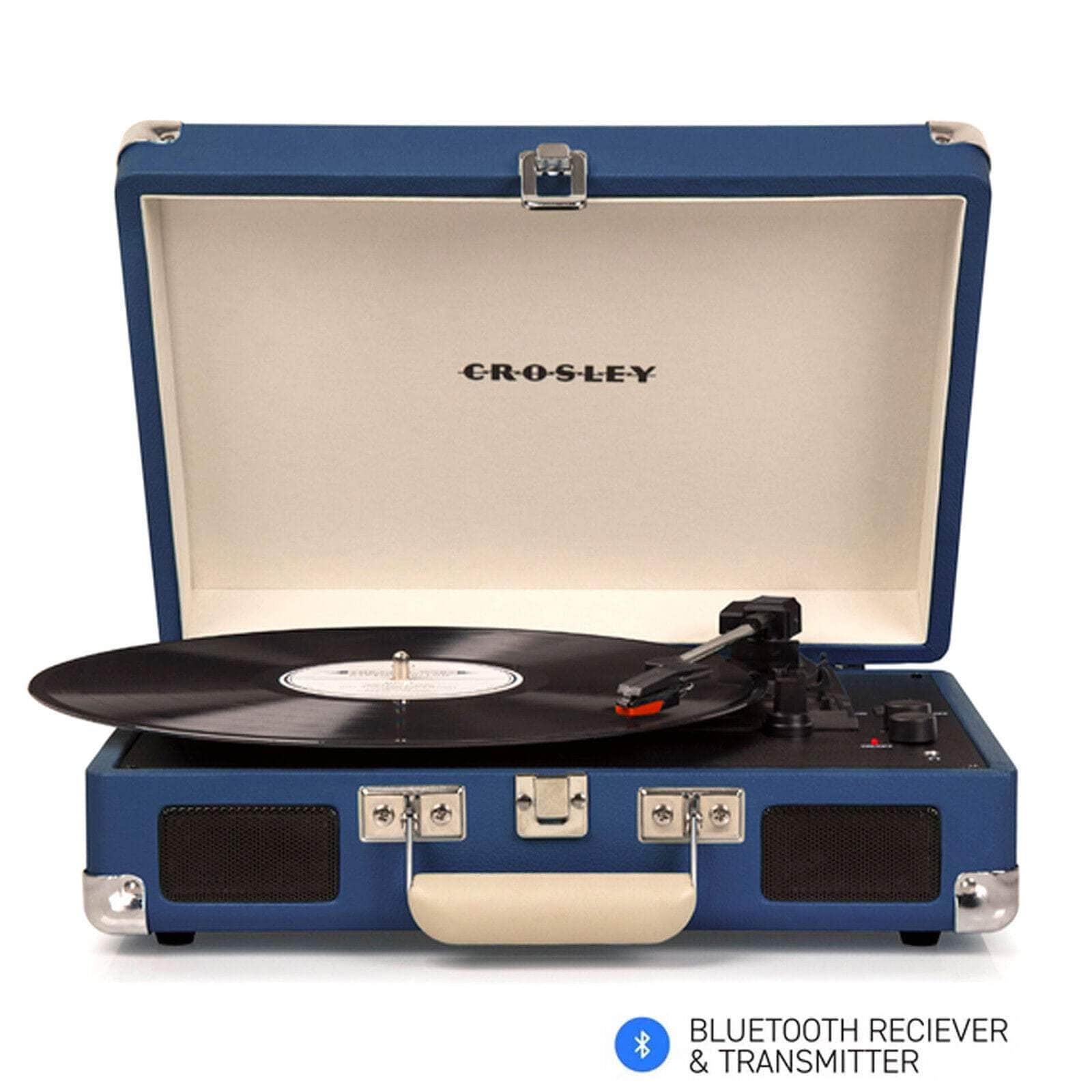 Cruiser Plus Bluetooth Turntable 3 Speed Blue