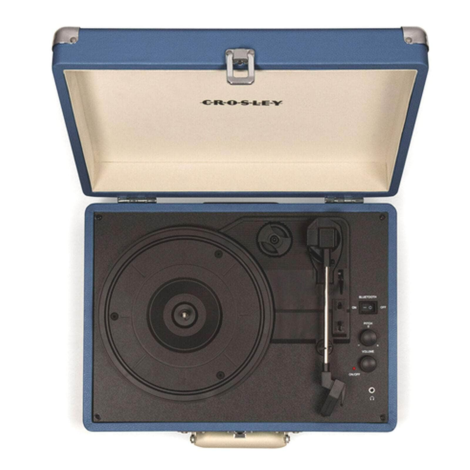 Cruiser Plus Bluetooth Turntable 3 Speed Blue