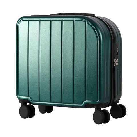 Dark Green 18-Inch Lightweight Carry-On Luggage