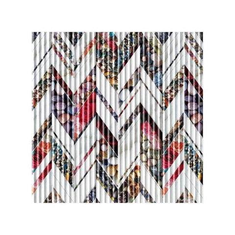 Decorative 3D Foam Wallpaper Panels Zigzag 10Pcs