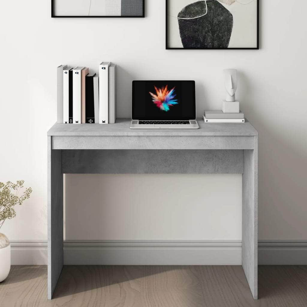 Desk Concrete Grey Chipboard