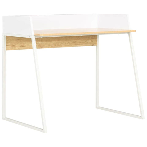 Desk White and Oak