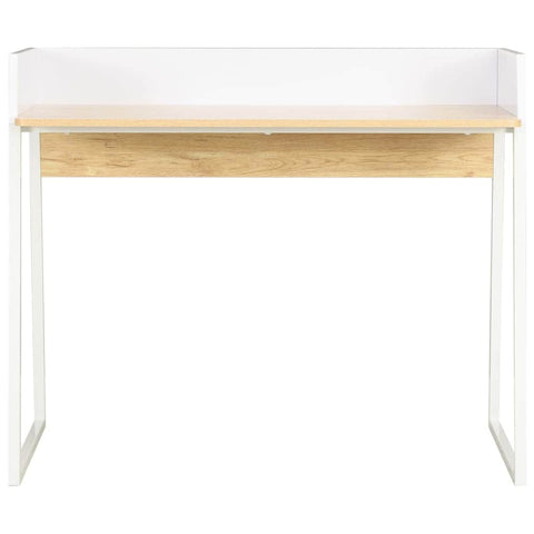 Desk White and Oak