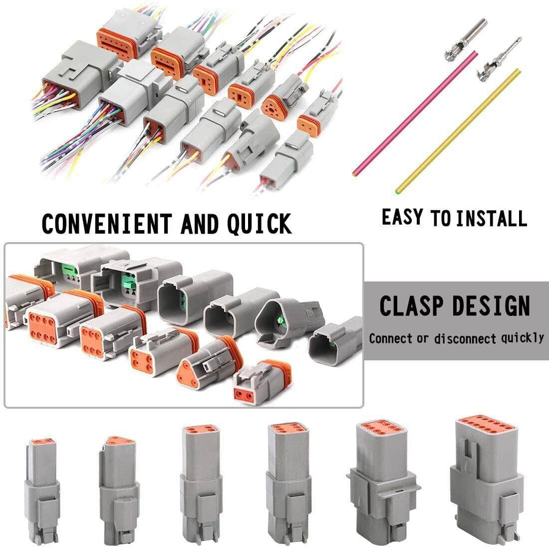 Deutsch DT Connector Kit: 14-16Awg Upgrade