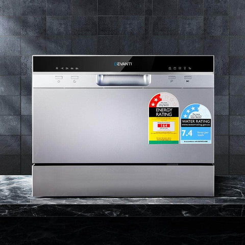 Devanti Electric Benchtop Freestanding Dishwasher