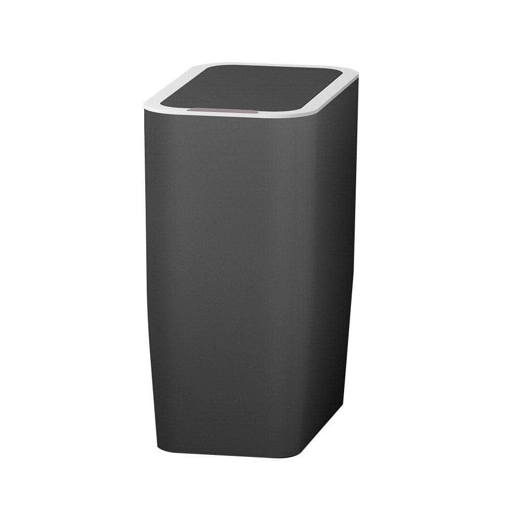 Devanti Motion Sensor Bin Automatic Rubbish Bins Waste Trash Can Ash Black 9L