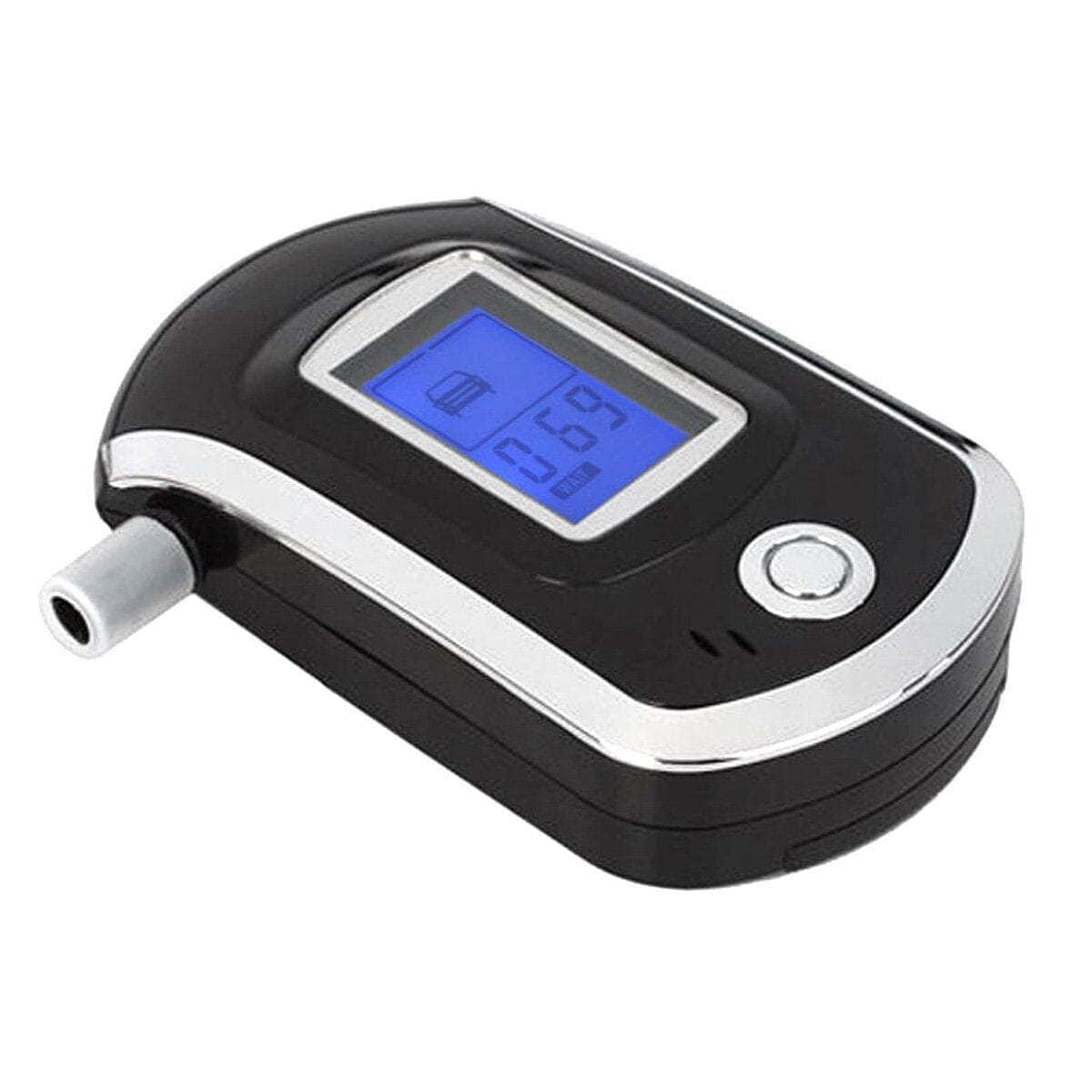 Digital Breath Alcohol Breathalyser Alcohol Breath Tester LCD with 5 Mouthpieces