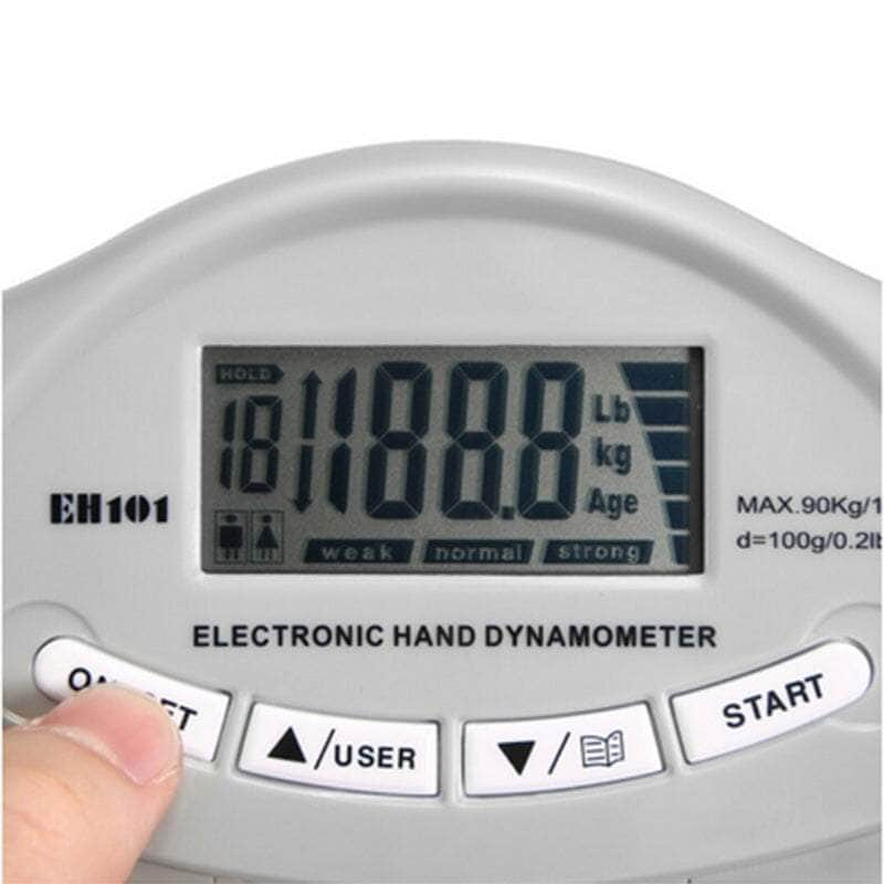 Digital Dynamometer Hand Grip Strength Tester Measure Muscle Power